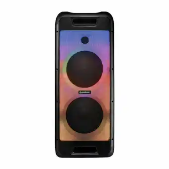 Caixa amplificada gradiente extreme colors full led gcl105, conexão bluetooth, função dj | preto