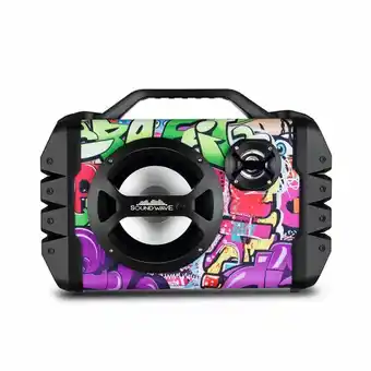 Fujioka Caixa amplificada lenoxx ca335 sound wave, bluetooth, 120w de potência, micro sd, usb, rádio fm, karaokê oferta