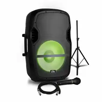 Kit caixa amplificada ativa novik pro bass lp 800w 1x15"