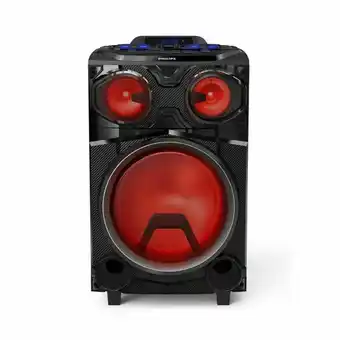 Caixa de som bluetooth philips x3305, com luz de festa | 100w