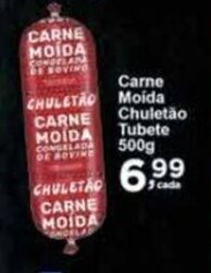 Rossi Supermercado Carne Moída Chuletão Tubete 500g oferta