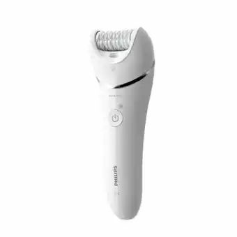 Depilador elétrico philips series 8000 bre700/00 100% à prova d'água | branco / chumbo