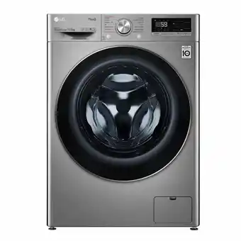 Lava e seca smart lg vc4 13kg com inteligência artificial aidd, wi-fi, 220v | aço escovado
