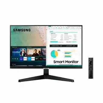 Fujioka Monitor fhd samsung 24", plataforma tizen, tap view, hdmi, bluetooth, hdr, preto, série m5 | preto oferta
