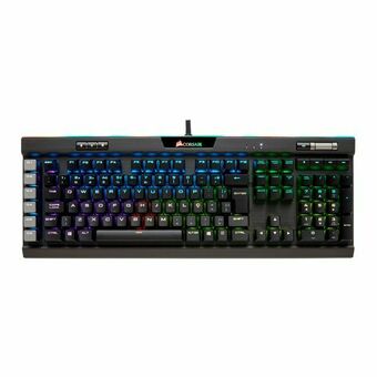 Teclado gamer corsair k95 mecânico platinum, ch-9127014-br