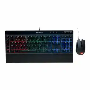 Fujioka Combo gamer corsair teclado k55 e mouse harpoon rgb, ch-9206115-br oferta
