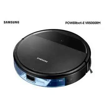 Fujioka Robô aspirador inteligente samsung powerbot 2 em 1 aspira e passa pano, 55w - vr05r5050wk/az | preto oferta