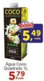 Rossi Supermercado Água Coco Quadrado 1L oferta