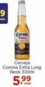 Rossi Supermercado Cerveja Corona Extra Long Neck 330ml oferta