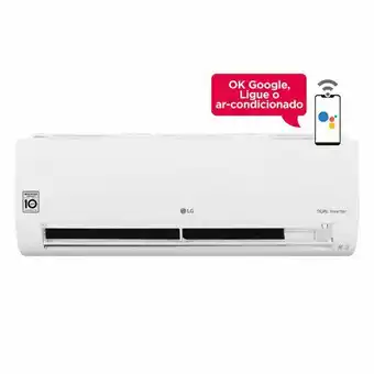 Fujioka Ar condicionado split lg dual inverter voice quente/frio, conexão wi-fi, gás refrigerante r-410a, branco | 24.000 btu's oferta