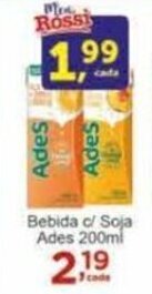 Bebida c/ Soja Ades 200ml