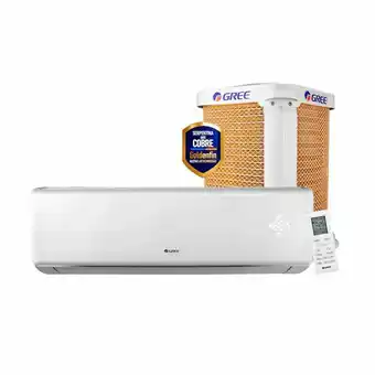 Fujioka Ar condicionado split gree high wall g-top on/off 9.000 btu's quente/frio, gás refrigerante r-410a, serpentina de cobre, gwh0 oferta