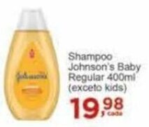 Rossi Supermercado Shampoo Johnson's Baby Regular 400ml oferta