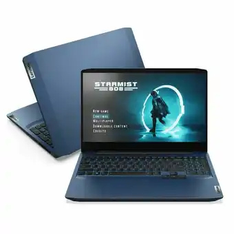 Fujioka Notebook ideapad gaming 3i i5-10300h, 8gb, 256gb ssd, nvidia® geforce® gtx 1650 4gb, 15.6" fhd wva 82cgs00100 chameleon blue oferta