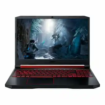 Notebook gamer acer nitro 5, amd ryzen r5 4600h, 8gb, ssd 512gb, gtx 1650 ti 4gb, 15,6", an515-44-r54q preto / vermelho | win