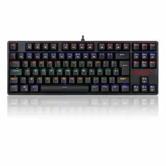 Fujioka Teclado mecânico gamer redragon daksa k576r-1, led rainbow, abnt2 | preto oferta