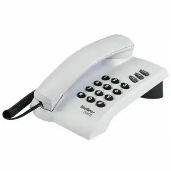 Telefone intelbras pleno sem chave de bloqueio | cinza