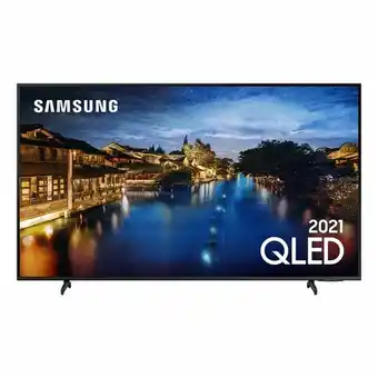 Fujioka Samsung smart tv 65" qled 4k, modo game, som em movimento virtual, tela sem limites, visual livre de cabos, alexa built in | oferta