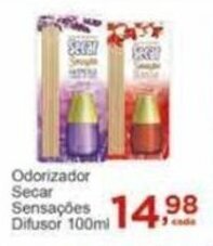 Rossi Supermercado Odorizador Secar Sensações Difusor 100ml oferta