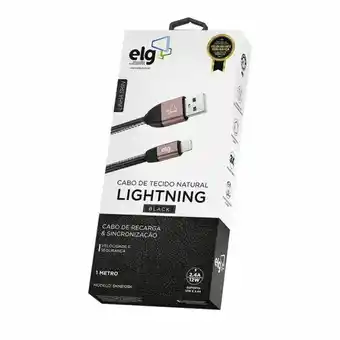 Fujioka Cabo elg lightning skn810bk couro | 1 metro oferta