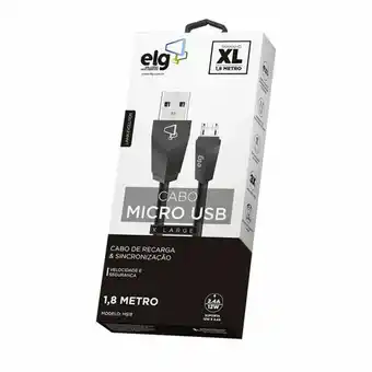 Fujioka Cabo elg m518 usb/micro usb | 1,8m oferta