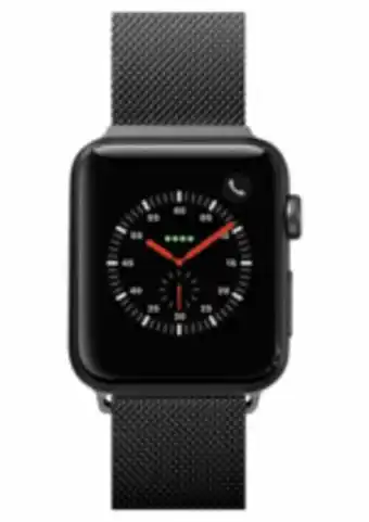 Pulseira para apple watch 42/44 mm steel em aço inoxidável - preto - laut