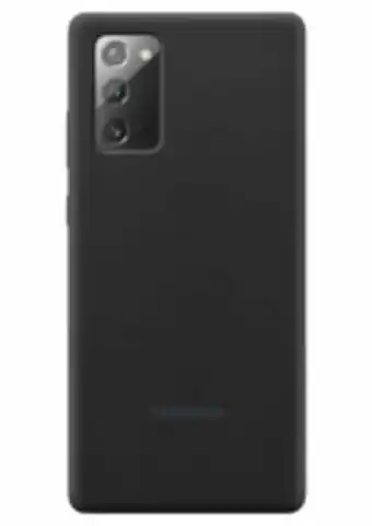 Capa galaxy note20 silicone, preta
