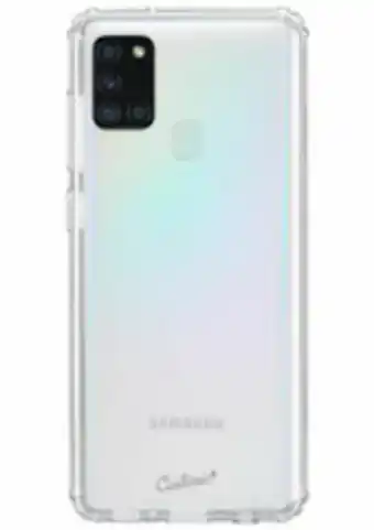 Capa impactor clear para samsung galaxy a21s, customic