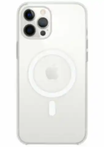 Capa transparente apple com magsafe para iphone 12 pro max