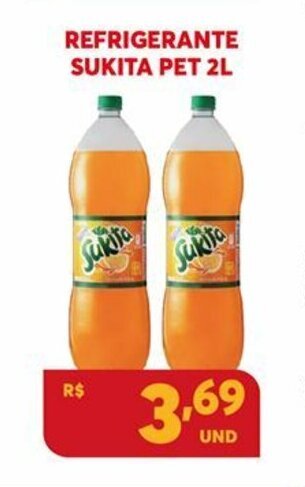 Atacadão Centro Sul Refrigerante Sukita pet 2L oferta