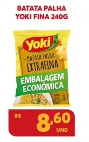 Atacadão Centro Sul Batata Palha Yoki Fina 240g oferta