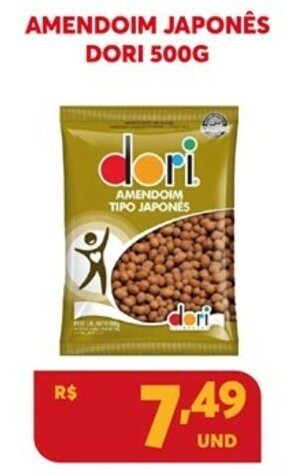 Atacadão Centro Sul Amendoim Japones Dori 500g oferta