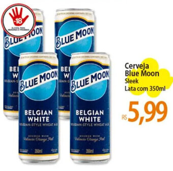 Atacadão Cerveja Blue Moon Sleek Lata com 350ml oferta
