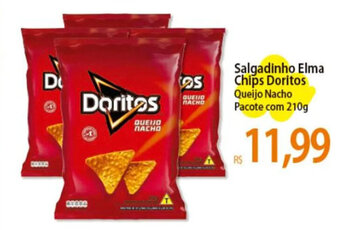 Atacadão Salgadinho Elma Chips Doritos Queijo Nacho Pacote com 210g oferta