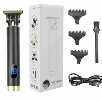 Maquina acabamento cabelo barbeiro profissional bateria