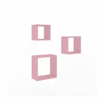 Conjunto nichos trio decorativo - rosa