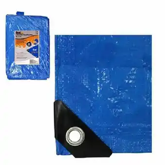 Lona de plástico 2m x 2m bestfer azul