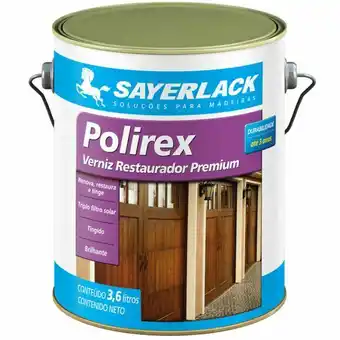 Leroy Merlin Verniz polirex brilhante mogno 3,6l sayerlack oferta