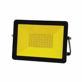 Leroy Merlin Refletor led 50w luz amarela bivolt inspire oferta