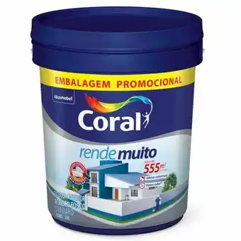 Leroy Merlin Tinta acrílica fosco rende muito branco 20l coral oferta