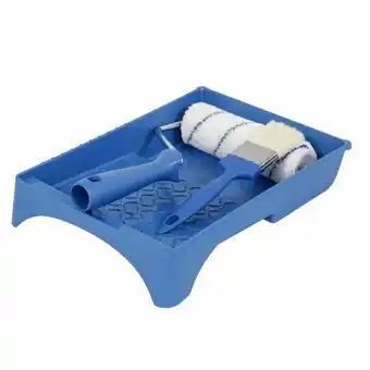 Leroy Merlin Kit pintura 3 peças bandeja, rolo 18cm e pincel 5cm dexter oferta