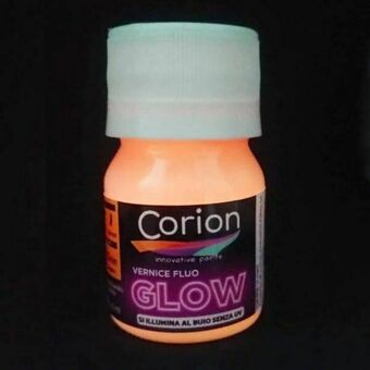 Tinta glow corion led cell 25ml brilha sem luz negra. luminescente. cor rosa neon