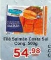 Rossi Supermercado Filé Salmão Costa Sul Cong, 500g oferta