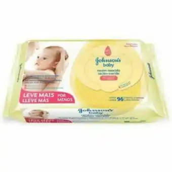Toalha umidecida johnsons recem nascido c/96
