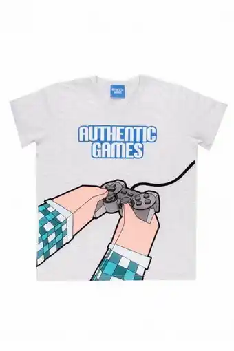 Camiseta infantil menino estampa minecraft