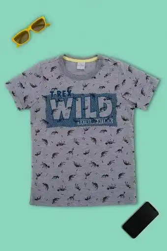 Camiseta infantil menino estampa dino