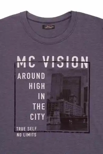 Camiseta pluz size masculina manga curta marinho