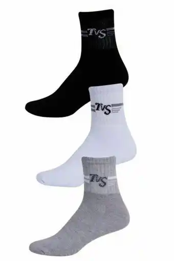 Kit 3 pares meias masculinas soquete