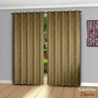 Cortina paraty salehtex bege 2,80x2,30m