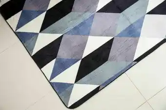 Havaianas Tapete flannel 200x140 azul geométrico oferta